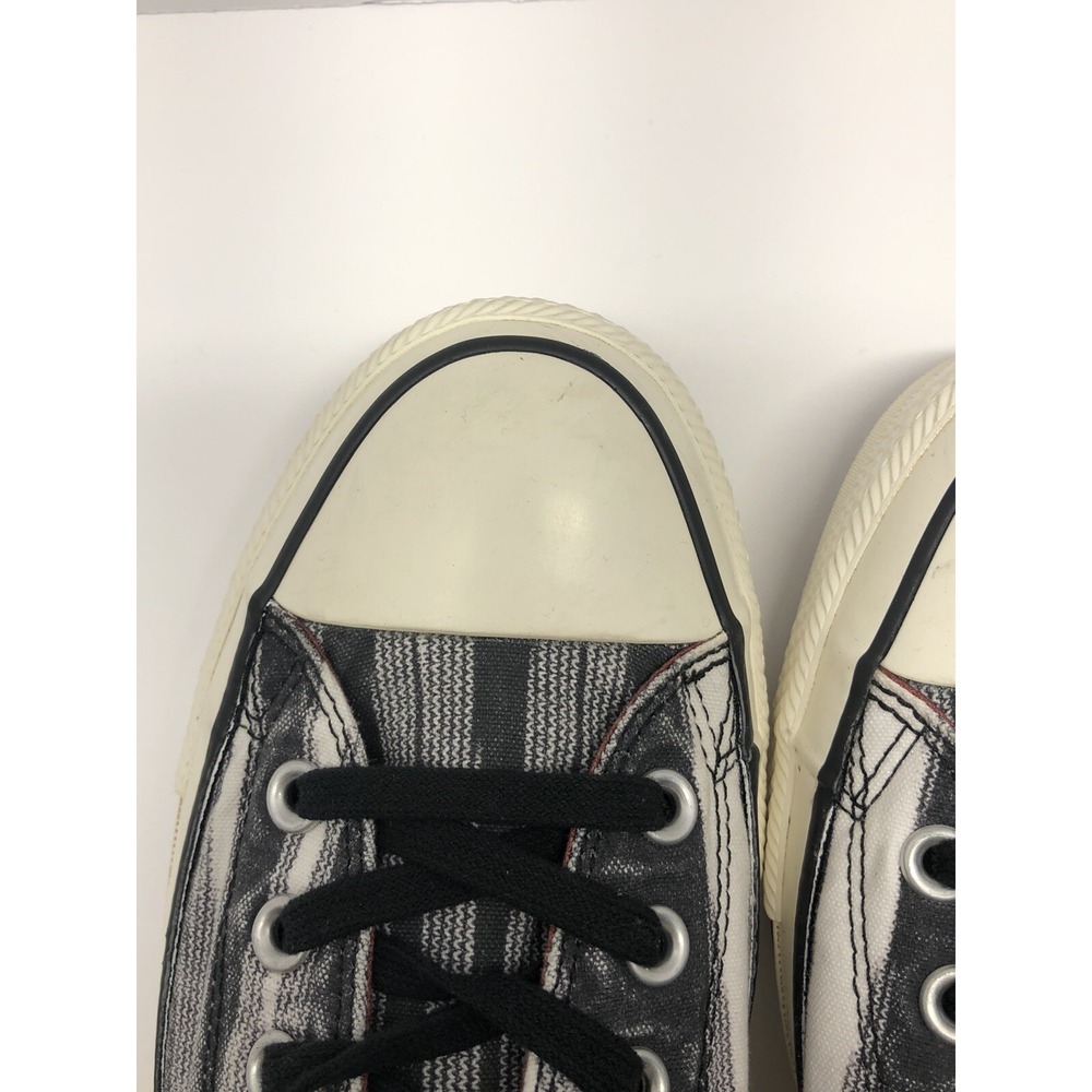 CONVERSE CHUCK TAYLOR All Star Low Top Unisex Canvas Sneaker Shoes Black White - Picture 8 of 10